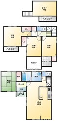 美原区丹上戸建の物件間取画像